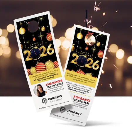 New Year's door hanger design 4