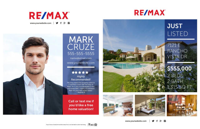 RE/MAX bi-fold brochure design