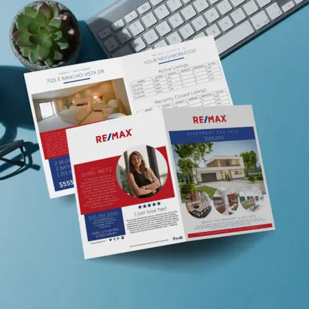 RE/MAX bi-fold brochure design
