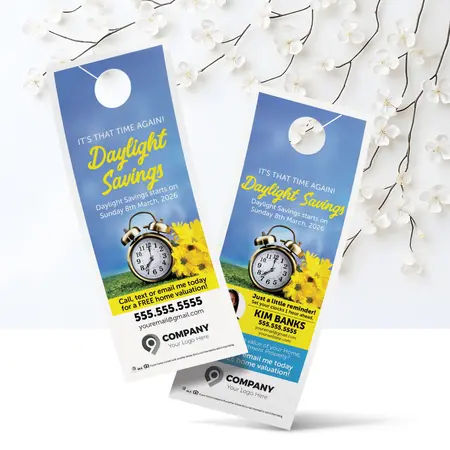 Spring Forward Door Hangers