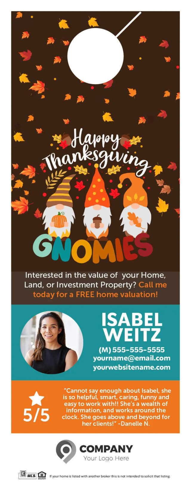 Thanksgiving door hanger design 2 back