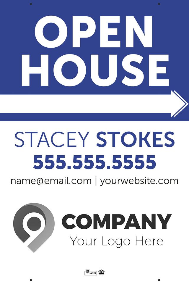Vertical Real Estate Sign