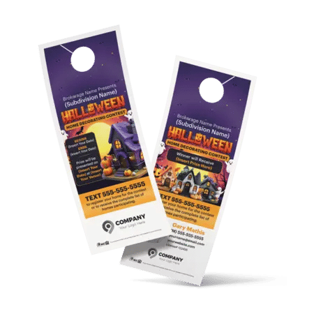Halloween contest door hanger
