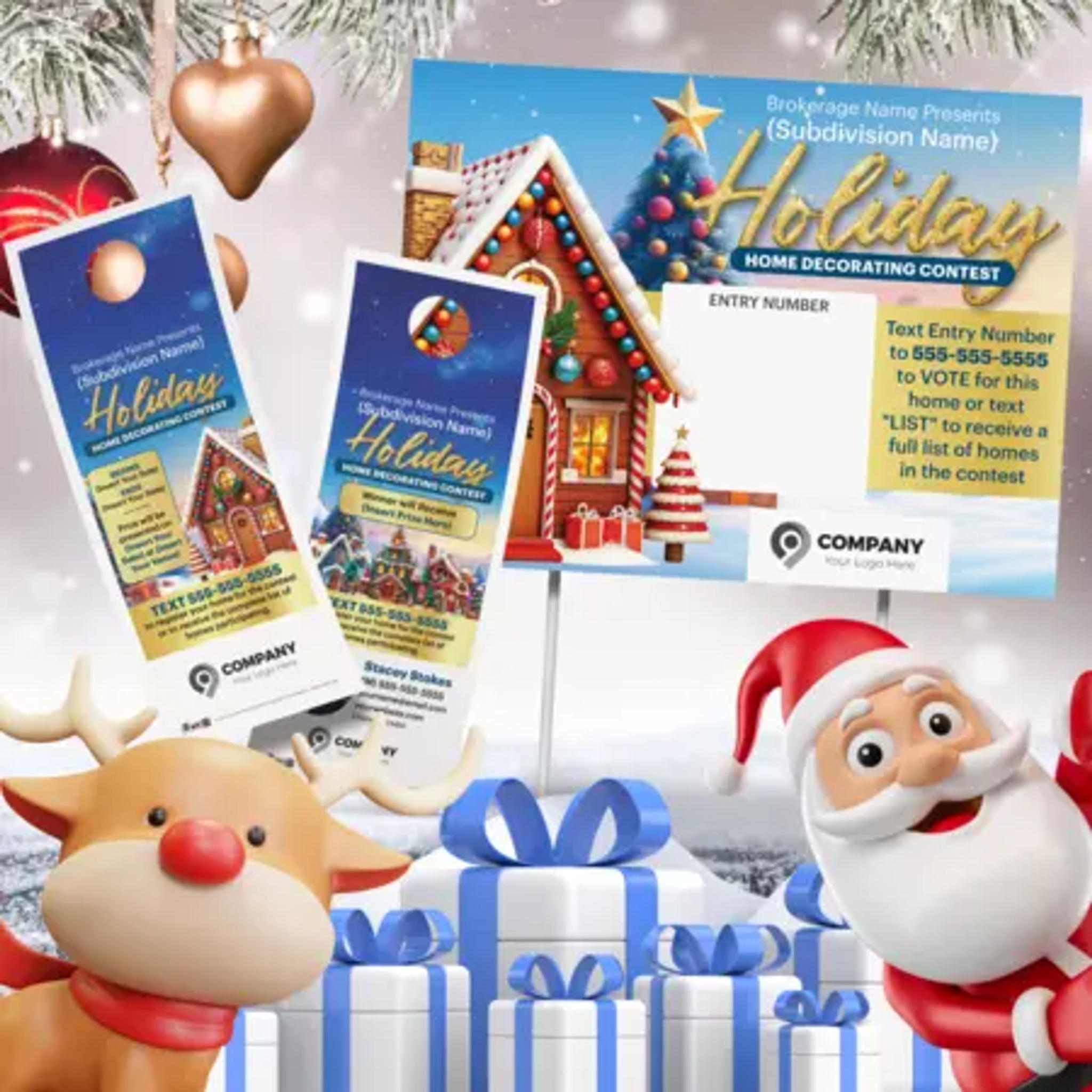 Holiday Home Decorating Contest marketing package