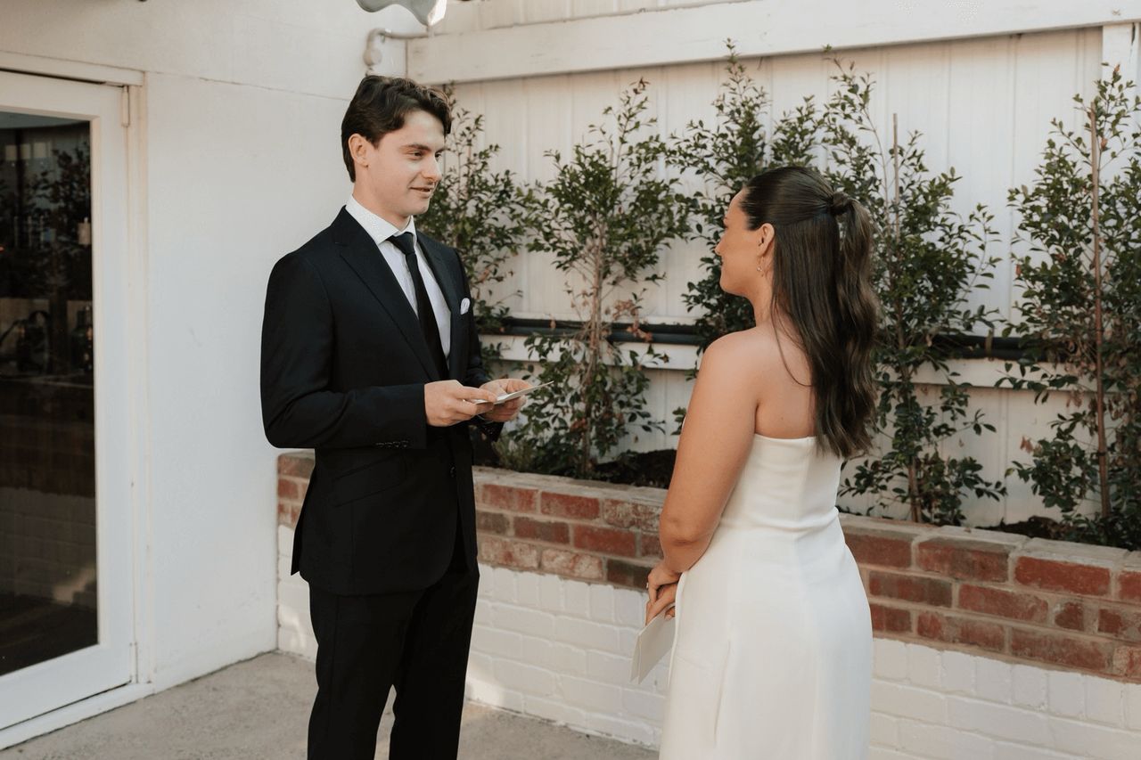 Writing your own vows, and making them meaningful