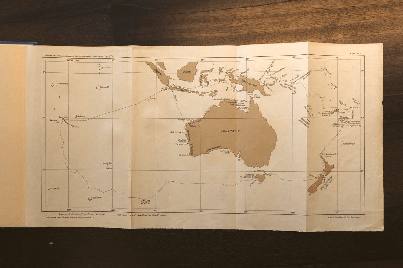 Abel Tasman’s voyage ⌘