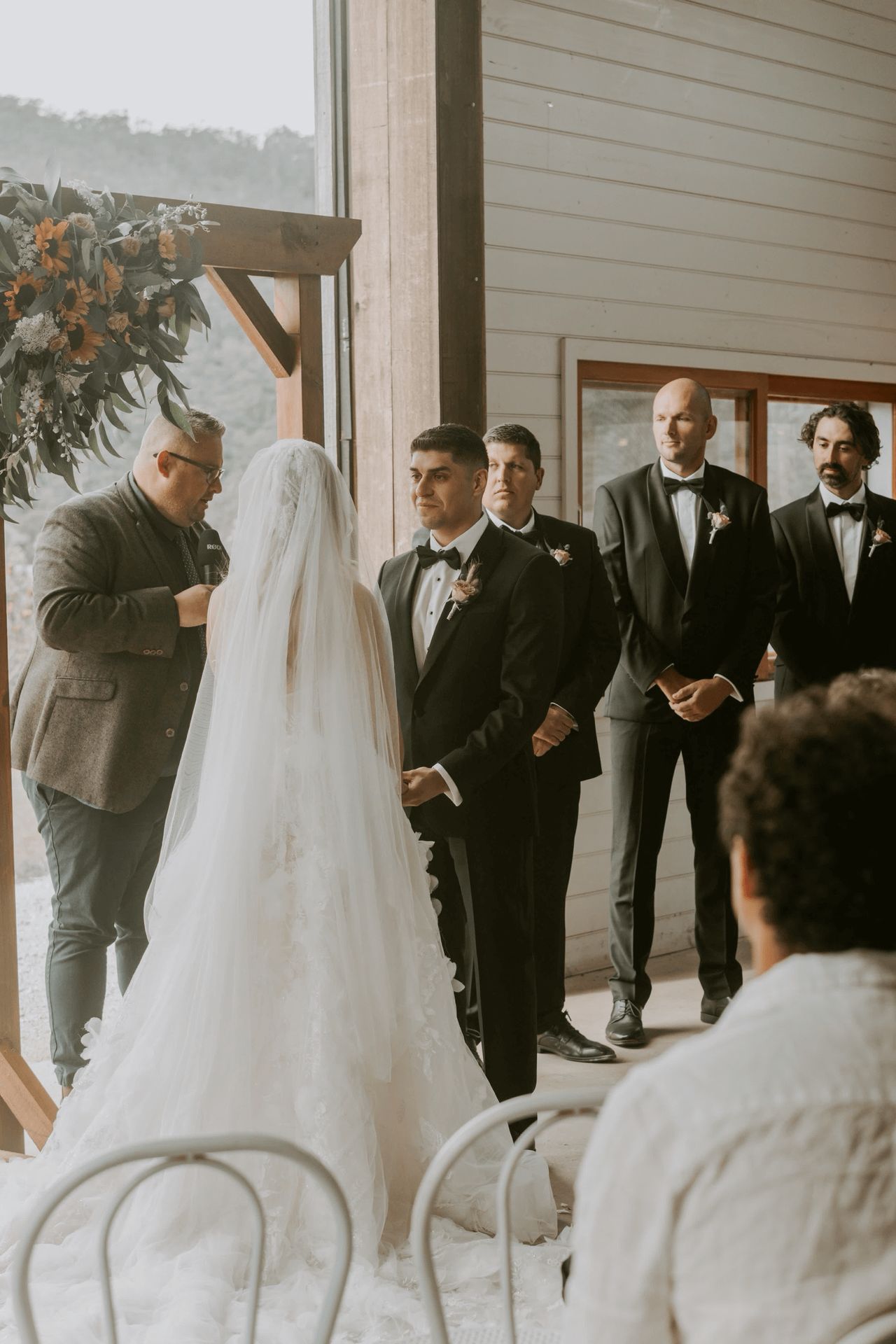 Josh Withers, preferred celebrant at Mount Gnomnom Farm, in Pengiun, Tasmania ⌘