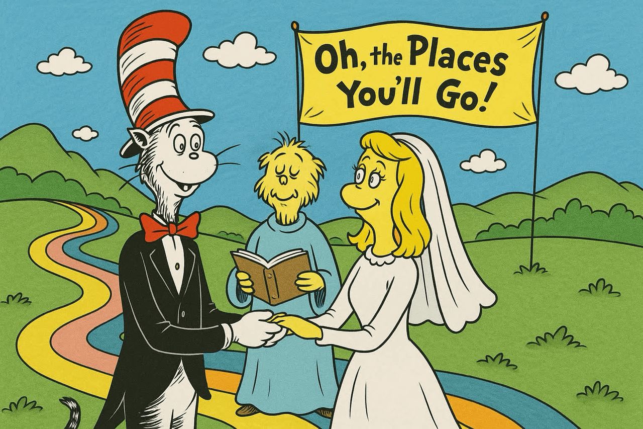 Oh The Place's You'll Go - Wedding Reading