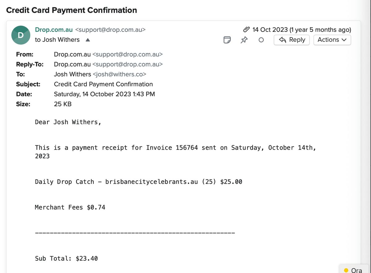 Purchased the domain name Brisbane City Celebrants in October 2023 [⌘](https://ik.imagekit.io/withers/purchased_domain_name_gN8SADS72)