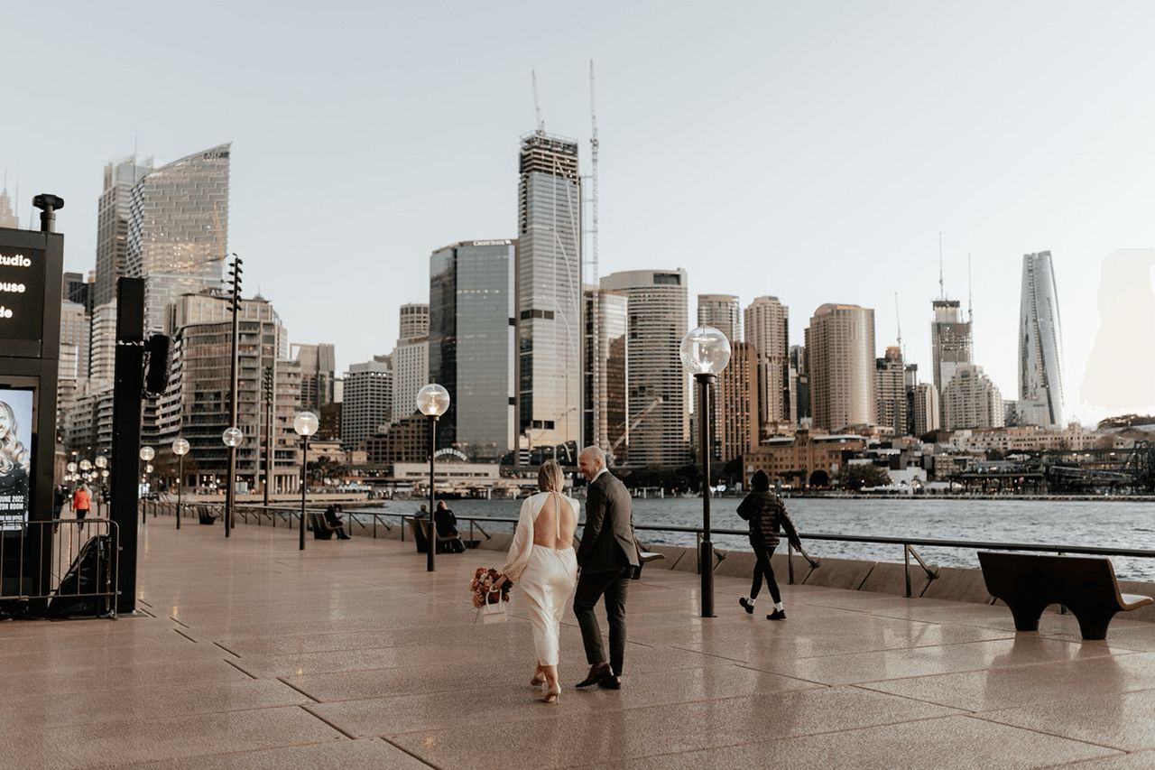 Sydney wedding photography at circular Quay by Luke Fletcher and The Elopement Collective ⌘