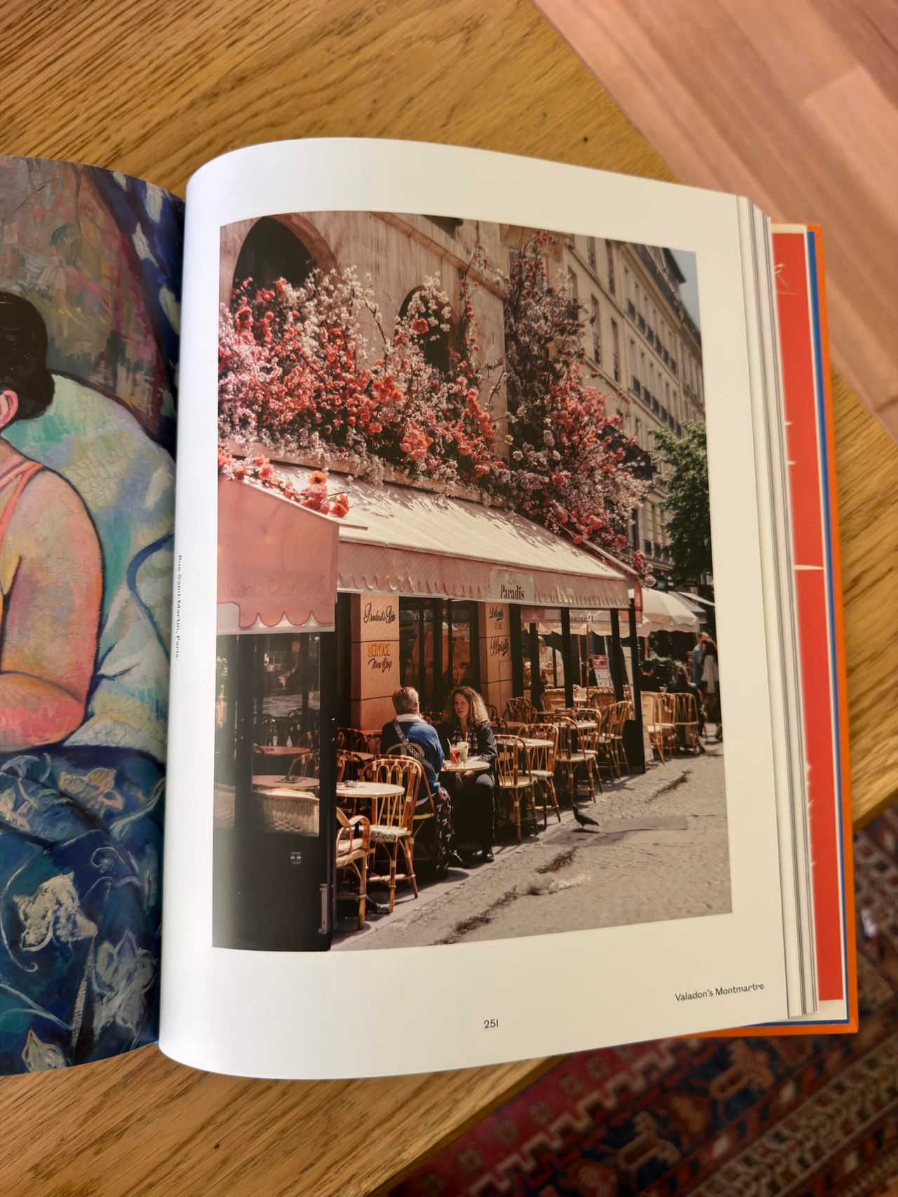 My photo of peopel sitting outside at a cafe in Paris from 2023 when we spent a month there as a family.