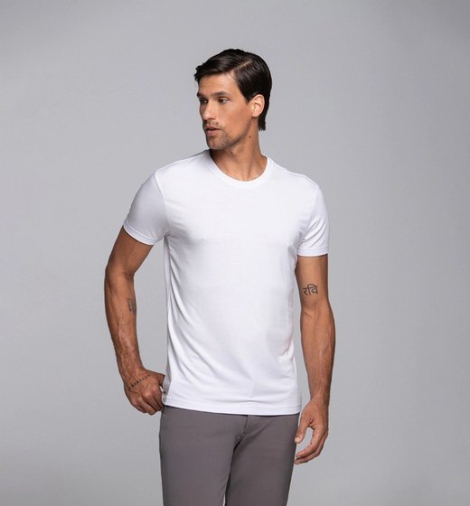 Camiseta Modal Tech branca