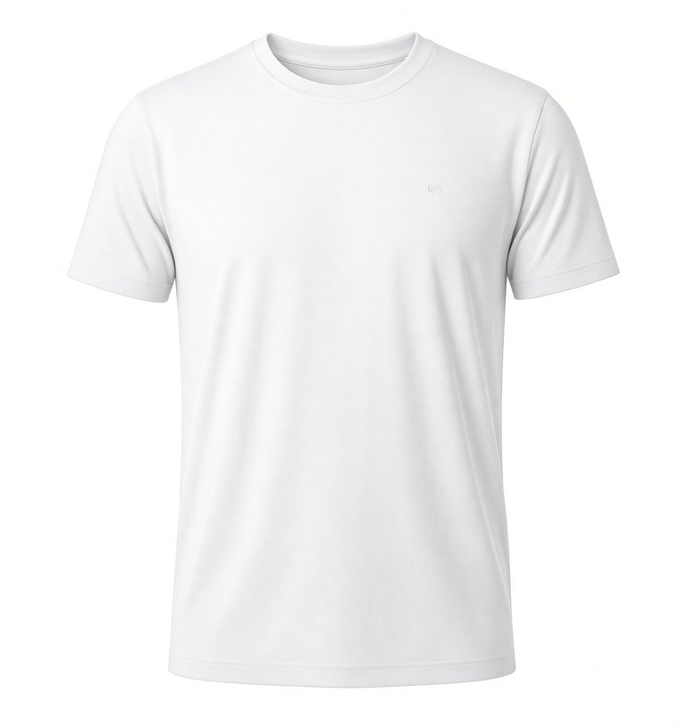 Mockup da Camiseta Essencial branca