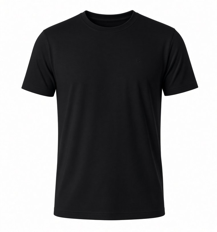 Mockup da Camiseta Essencial preta