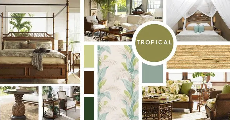 Khám Phá Thiết Kế Nội Thất Phong Cách Tropical - Cách Biến Ngôi Nhà Thành Thiên Đường Nhiệt Đới