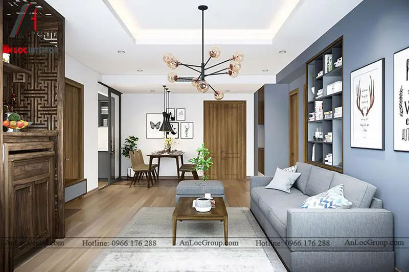 Thiết kế nội thất chung cư phong cách hiện đại - Sáng tạo không gian sống đẳng cấp