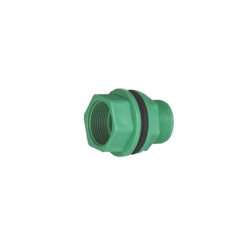 Indo Green Pp-r Hot And Cold Water System Tank Connector (mt/ft)