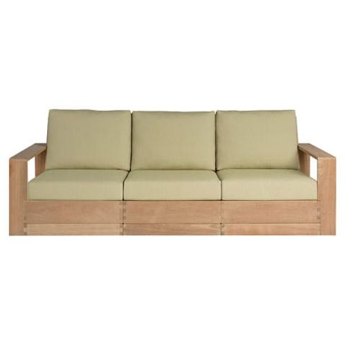 Poolside Elevated Three-seat Sofa