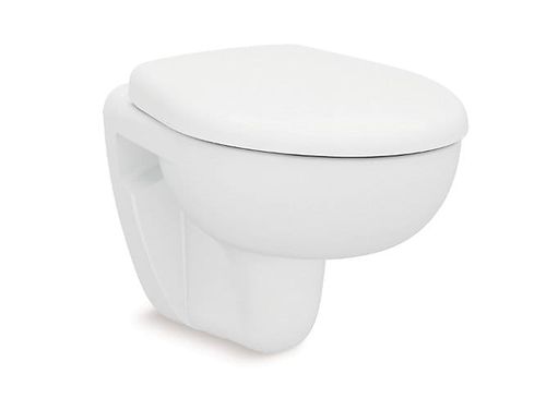 Brive Plus Wall-hung toilet with Quiet-Close™ seat and cover