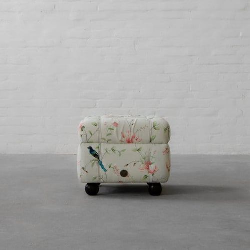 Chesterfield Fabric Ottoman-2