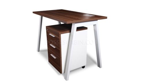 Soho Compact Work Desk In Dark Walnut - Bctso-6801