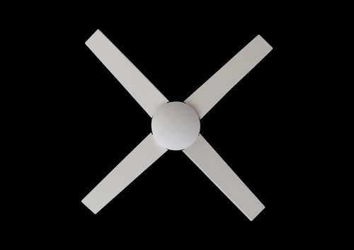 Vienna White -modern High Tech Ceiling Fan