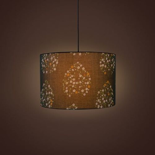 Villa Cylindrical Pendant Lamp - Jasmine Bagh Meadows