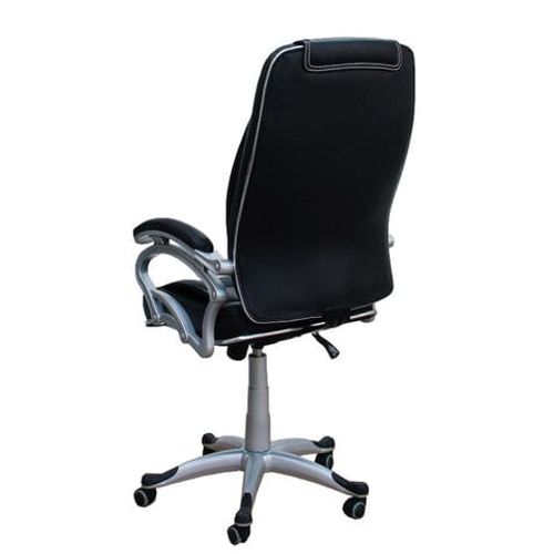 LILLY Black White Stitch Directors, Executive, Boss, conference high back office chair