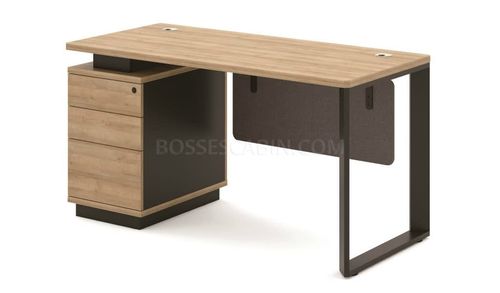 Quin 4.5 Ft. Office Desk With Storage Pedestal - Bctmb-kh21-1