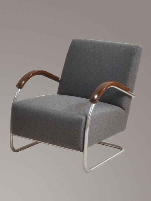 Pair Of Art Deco Lounge Chairs IS-OT-CH-1165
