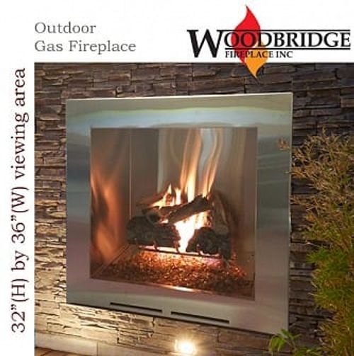 Algonquin Outdoor Gas Fireplace