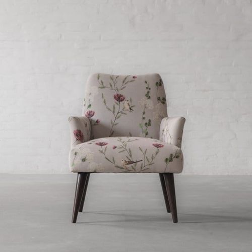 Milan Armchair Collection Chrysanthemums and Sparrows
