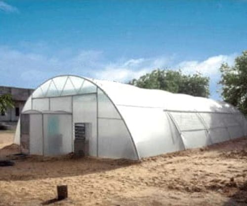Greenhouse With Fan And Pad