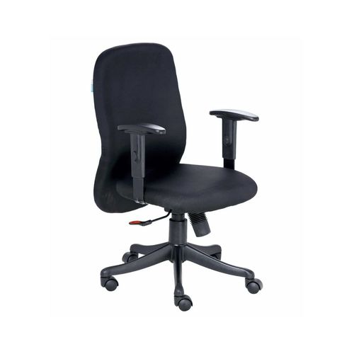 The Espuma Medium Back Chair In Black Color