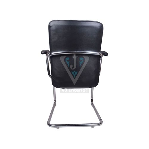 The Invitado Mid Back Guest Chair Black