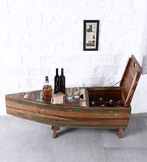 Reverso Secret Chamber Coffee Table Cum Wine Storage Box