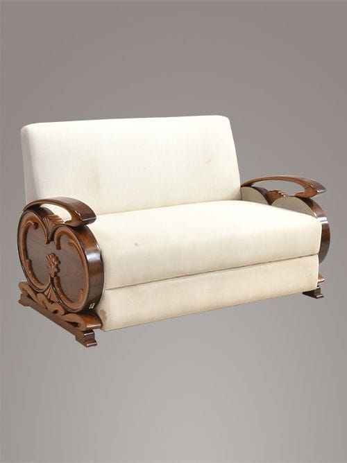 Art Deco Upholstered Sofa