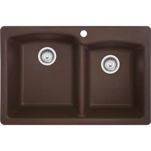 Ellipse EODB33229-1 Fragranite Dark Brown Sink