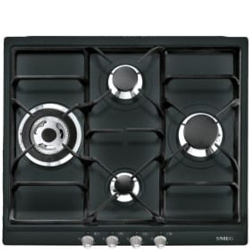 60cm, Cortina, Anthracite, Old Silver Finishing Gas Hob