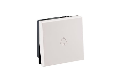 6A-Bell Push-1 Way-2 Module-Classic White