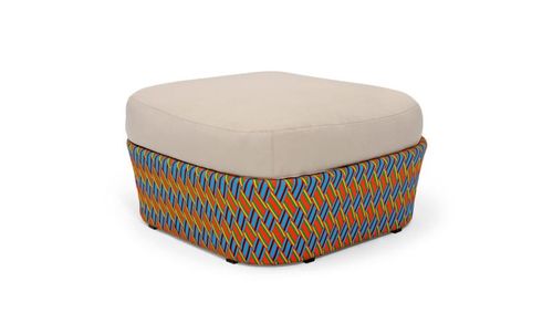 Kente Pouf