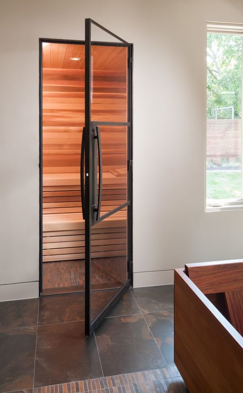 Out-Swing Door with Fixed Sidelite