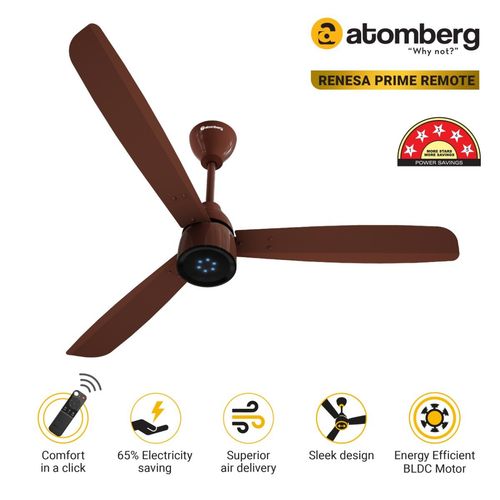 Atomberg Renesa Prime Remote - Gloss Brown