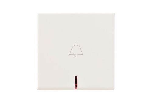 6A-Bell Push-with Indicator-2 Module-White