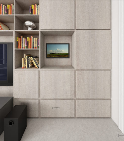 MT 3243 Sand Swirl Choco 8 ft x 4 ft Satin Matt Finish Laminate - 0.92 mm