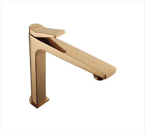 PILLAR COCK TALL TAP IN ROSE GOLD