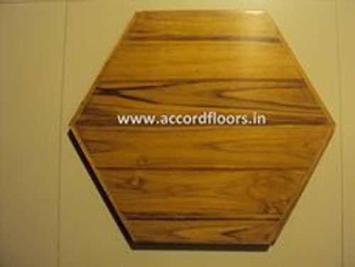 Hexagonal Teak Wood Flooring