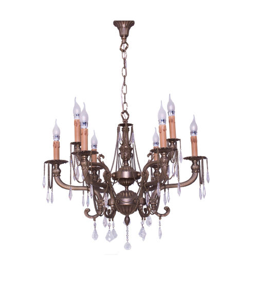 706-6L+3L Brass Classical Chandelier