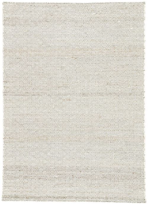 Abrash PDWH-01 White/Medium Gray Flat Weaves Rug