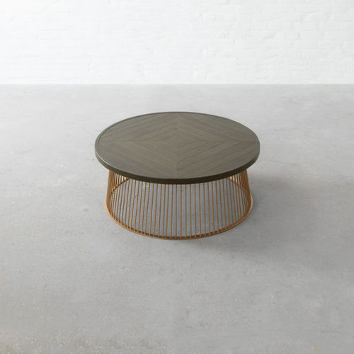 Seattle Leather Clad Coffee Table